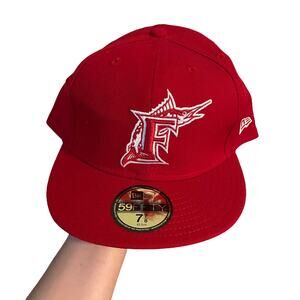 Florida marlins fitted hat 7 7/8